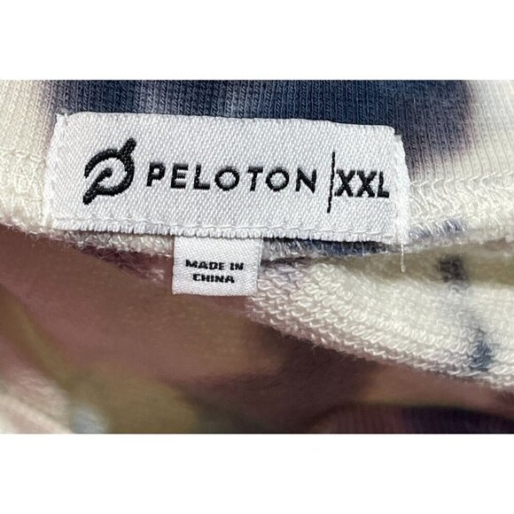 Peloton Apparel Sweatshirt Tie-Dye Blue Grey Green Size XXL Extra Extra Large Co - Picture 3 of 7